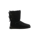 UGG Damen Bailey Bow II Stiefel Schwarz 1016225 - Winterstiefel mit Schleifen-Detail