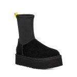 UGG レディース クラシック ディッパー ブラック 1144031、防水デザインとジッパー付き