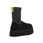 UGG Damen Classic Dipper Schwarz 1144031 mit Reißverschluss und Wasserdichtem Design