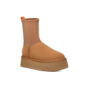 UGG レディース クラシック ディッパー チェスナット 1144031 - ジッパー付き防水プラットフォームブーツ