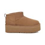 UGG Women's Classic Ultra Mini Platform Chestnut 1135092 Boots - Sheepskin Comfort with Elevated Platform Sole