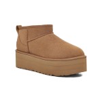 UGG Women's Classic Ultra Mini Platform Chestnut 1135092 Boots - Sheepskin Comfort with Elevated Platform Sole