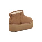 UGG Women's Classic Ultra Mini Platform Chestnut 1135092 Boots - Sheepskin Comfort with Elevated Platform Sole