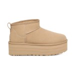 UGG Women's Classic Ultra Mini Platform 1135092 - Sheepskin and Suede Boots with Platform Sole