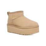 UGG Women's Classic Ultra Mini Platform 1135092 - Sheepskin and Suede Boots with Platform Sole