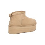 UGG Women's Classic Ultra Mini Platform 1135092 - Sheepskin and Suede Boots with Platform Sole