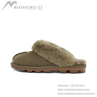 UGG Women's Coquette Slipper Burnt Olive 1015125 - Cozy Sheepskin Indoor-Outdoor Slippers