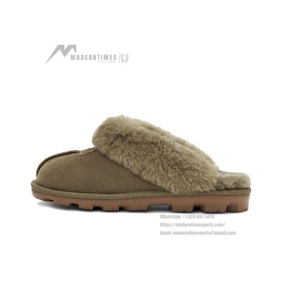 UGG Women's Coquette Slipper Burnt Olive 1015125 - Cozy Sheepskin Indoor-Outdoor Slippers