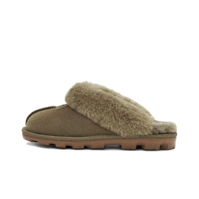 UGG Women's Coquette Slipper Burnt Olive 1015125 - Cozy Sheepskin Indoor-Outdoor Slippers