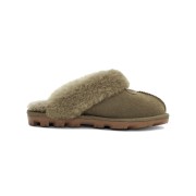 UGG Damen Coquette Hausschuhe Burnt Olive 1015125 - Bequeme Schaffellhausschuhe für drinnen und draußen