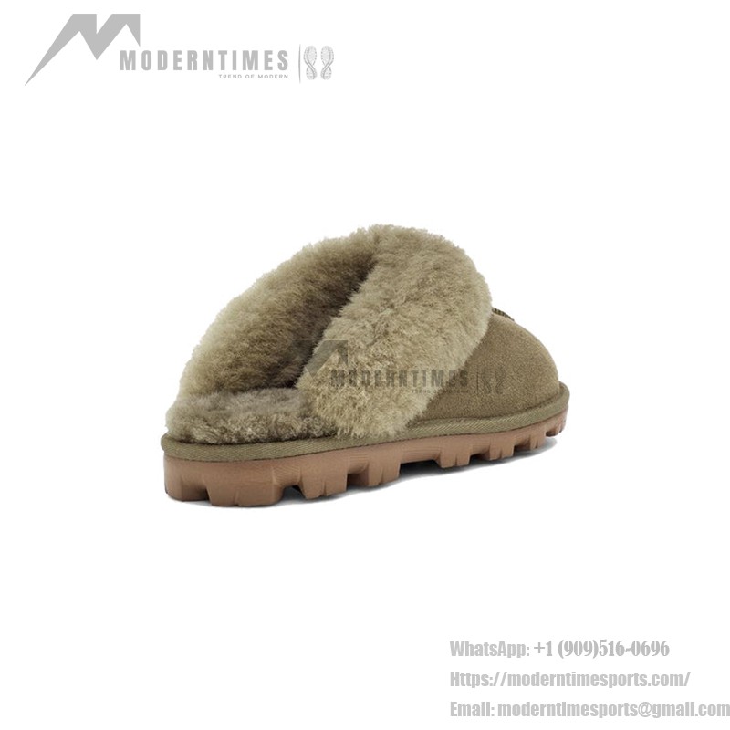 UGG Women's Coquette Slipper Burnt Olive 1015125 - Cozy Sheepskin Indoor-Outdoor Slippers