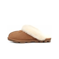 UGG 여성 코켓 슬리퍼 체스트넛: 실내외 모두 편안한 양피 슬리퍼