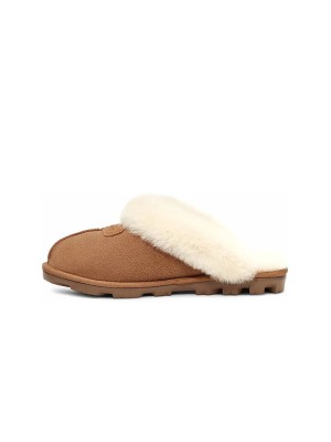 UGG Women's Coquette Slipper Chestnut: Cozy Sheepskin Slippers for Indoor and Outdoor Comfort 1015125