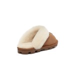 UGG Damen Coquette Hausschuhe Kastanienbraun mit Schaffellfutter für Komfort und Wärme