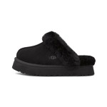 UGG Women's Disquette in Black with Sheepskin Lining and EVA Platform Sole