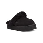 UGG Women's Disquette in Black with Sheepskin Lining and EVA Platform Sole