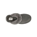 UGG Women's Disquette Slipper Charcoal 1122550 - Cozy Sheepskin Platform Slippers for Indoor and Outdoor Comfort