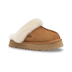 UGG Women's Disquette Slipper Chestnut 1122550 - Cozy Sheepskin Platform Slippers for Indoor and Outdoor Wear