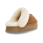 UGG Women's Disquette Slipper Chestnut 1122550 - Cozy Sheepskin Platform Slippers for Indoor and Outdoor Wear