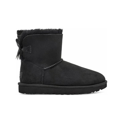 UGG Women's Mini Bailey Bow II Boot Black 1016501 - Stylish and Cozy Mini Winter Boots with Bow Detail