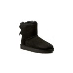 UGG Women's Mini Bailey Bow II Boot Black 1016501 - Mini Winter Boots with Bow Detail