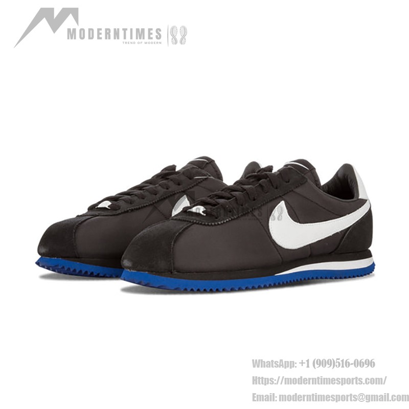 UNDFTD x NikeLab Cortez SP LA 815653-014 - Black Sneakers with Blue and White Details