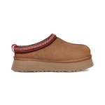 UGG Damen Tazz Hausschuhe Kastanienbraun 1122553 - Lammfellplattform-Hausschuhe