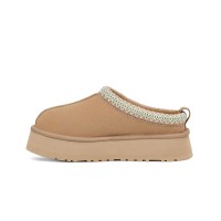 UGG Women's Tazz Slipper Sand 1122553 - Cozy Sheepskin Platform Slippers for Indoor and Outdoor Wear