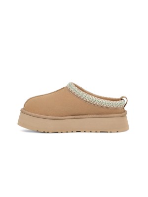 UGG Damen Tazz Hausschuh Sand 1122553 - Gemütliche Lammfell-Pantoffeln für drinnen und draußen