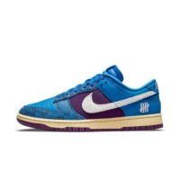 Undefeated x Nike Dunk Low SP 블루 & 퍼플 스네이크 패턴 콜라보 DH6508-400 | 한정판 스니커즈