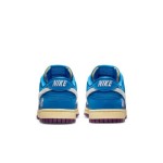 Undefeated x Nike Dunk Low SP Blue & Purple Snake Print Sneakers