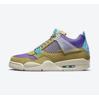 Union x Air Jordan 4 "Desert Moss" DJ5718-300 - Vibrant Collaboration with Bold Colors