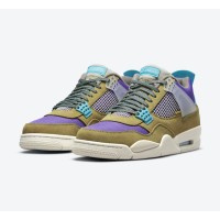 Union x Air Jordan 4 "Desert Moss" DJ5718-300 - Vibrant Collaboration with Bold Colors