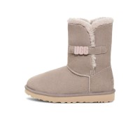 UGG Women's Bailey B2S Oyster 1153612 - Cozy Sheepskin Mid-Calf Boots with Stylish UGG Strap