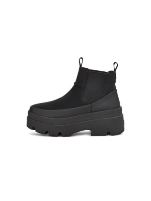 UGG Brisbane Chelsea Boot Schwarz 1143842 - Trendige Plateau-Damenstiefel für stilvollen Komfort