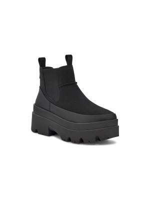 UGG Brisbane Chelsea Boot Schwarz 1143842 - Trendige Plateau-Damenstiefel für stilvollen Komfort