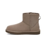 UGG Damen Classic Mini Bailey Zip Beige Grau 1151230