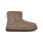 UGG Damen Classic Mini Bailey Zip Beige Grau 1151230