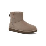 UGG Women's Classic Mini Bailey Zip Beige Grey 1151230