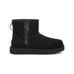 UGG Women's Classic Mini Bailey Zip Boot Black 1151230 - Stylish Winter Boots