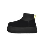 UGG Damen Classic Mini Dipper Schwarz 1168170 mit Wasserdichtem Obermaterial und Plateausohle