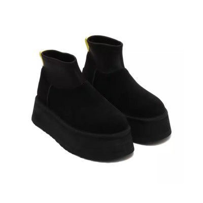 UGG Women's Classic Mini Dipper Black 1168170: Modern Platform Boots with Waterproof Protection