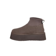 UGG Damen Classic Mini Dipper Thundercloud 1168170-THND - Wasserdichte Plateaustiefel für Stil und Komfort