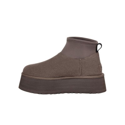 UGG ウィメンズ クラシック ミニ ディッパー サンダークラウド 1168170-THND - 防水仕様の快適でスタイリッシュなプラットフォームブーツ