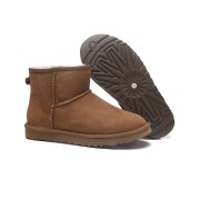 UGG ウィメンズ クラシック ミニ II ブーツ チェスナット 1016222 - 暖かくてスタイリッシュなショートブーツ