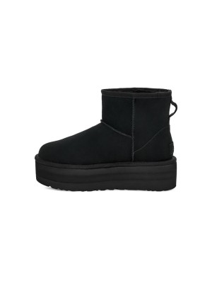 UGG Classic Mini Platform Schwarz: Stilvolle und Bequeme Stiefel mit Modernem Plateau-Design