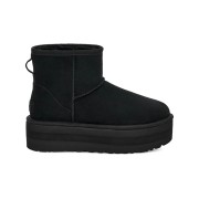 UGG Classic Mini Platform Schwarz: Stilvolle und Bequeme Stiefel mit Modernem Plateau-Design