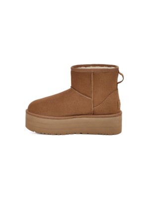 UGG Classic Mini Platform Kastanienbraun 1134991 - Gemütliche Schaffellstiefel mit stylischer Plateausohle