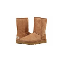 UGG Women's Classic Short II Boot Chestnut 1016223 - Cozy and Timeless Mid-Calf Winter Boots