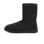 UGG Classic Short II Black Boots with Sheepskin Lining